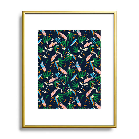 Holli Zollinger ADOBO JUNGLE Metal Framed Art Print