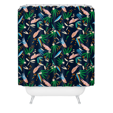 Holli Zollinger ADOBO JUNGLE Shower Curtain