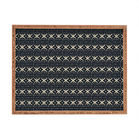 Holli Zollinger ADOBO MUDCLOTH DARK Rectangular Tray