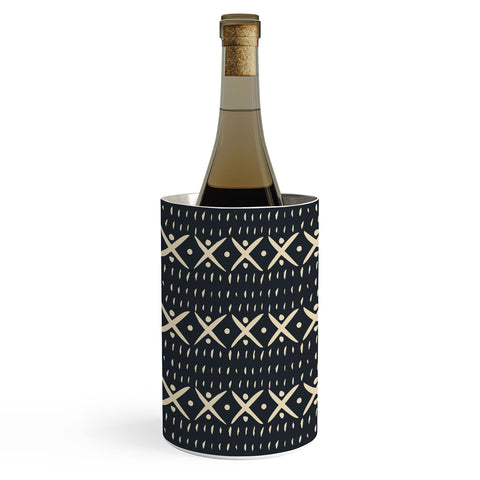 Holli Zollinger ADOBO MUDCLOTH DARK Wine Chiller