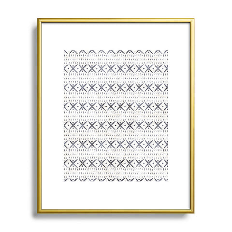 Holli Zollinger ADOBO MUDCLOTH Metal Framed Art Print