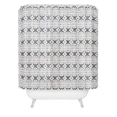 Holli Zollinger ADOBO MUDCLOTH Shower Curtain