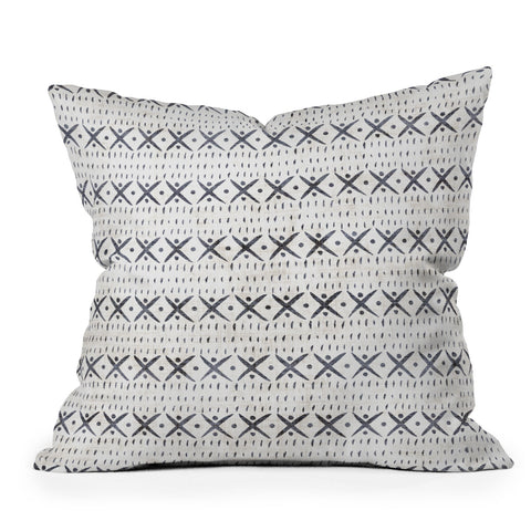 Holli Zollinger ADOBO MUDCLOTH Throw Pillow
