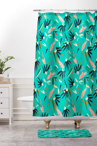 Holli Zollinger ADOBO OCEAN Shower Curtain And Mat