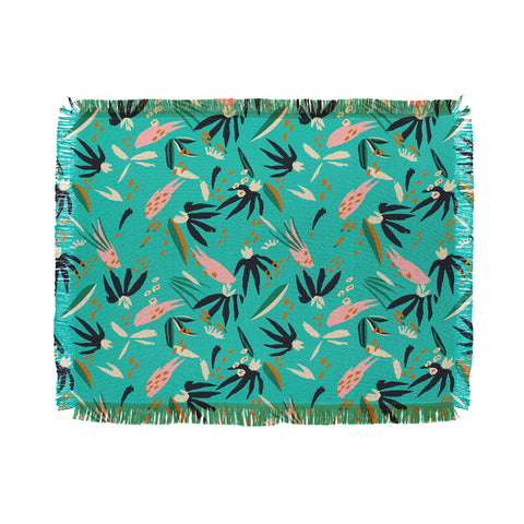 Holli Zollinger ADOBO OCEAN Throw Blanket