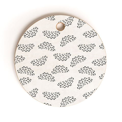 Holli Zollinger ADOBO RAINCLOUD Cutting Board Round