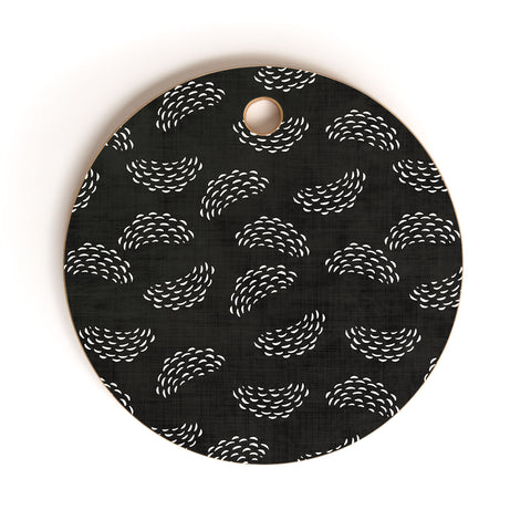 Holli Zollinger ADOBO RAINCLOUD NIGHT Cutting Board Round