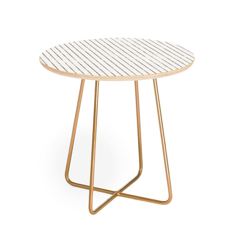 Holli Zollinger AEGEA WIDE STRIPE Round Side Table