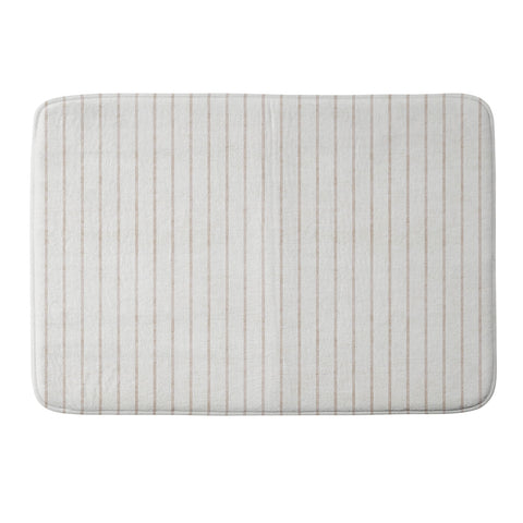 Holli Zollinger AEGEAN SIMPLE TICKING STRIPE Memory Foam Bath Mat