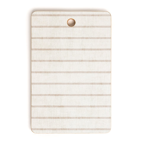 Holli Zollinger AEGEAN SIMPLE TICKING STRIPE Cutting Board Rectangle