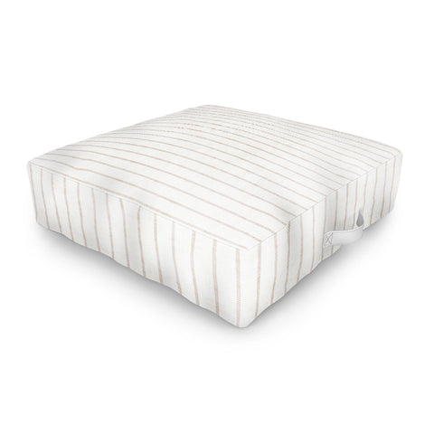 Holli Zollinger AEGEAN SIMPLE TICKING STRIPE Outdoor Floor Cushion