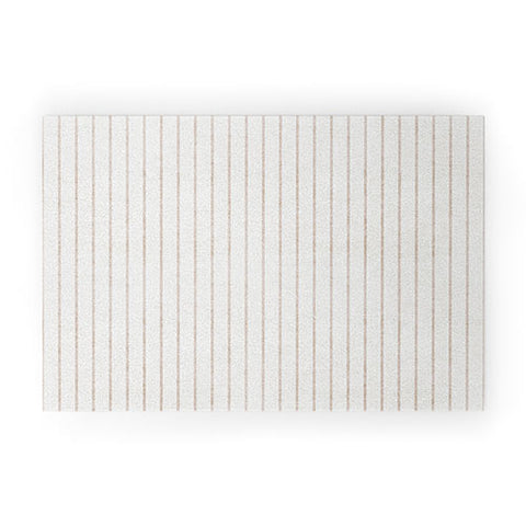 Holli Zollinger AEGEAN SIMPLE TICKING STRIPE Welcome Mat