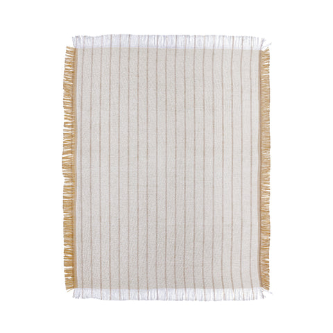 Holli Zollinger AEGEAN SIMPLE TICKING STRIPE Throw Blanket
