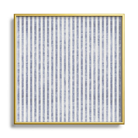 Holli Zollinger AEGEAN STRIPE Metal Square Framed Art Print