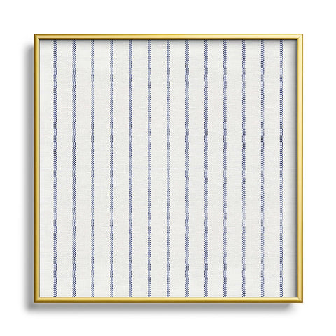 Holli Zollinger AEGEAN WIDE STRIPE Metal Square Framed Art Print