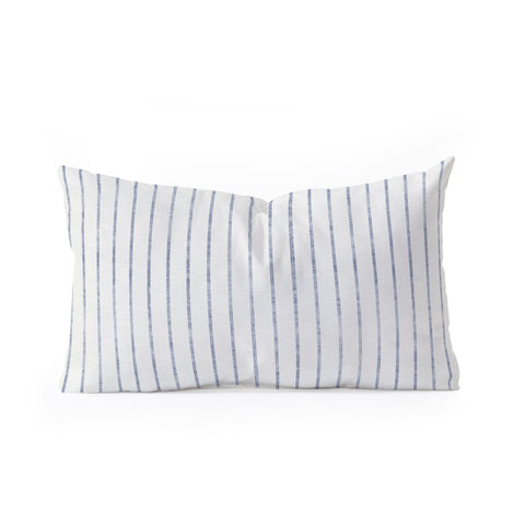 Holli Zollinger AEGEAN WIDE STRIPE Oblong Throw Pillow
