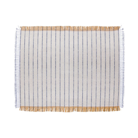 Holli Zollinger AEGEAN WIDE STRIPE Throw Blanket