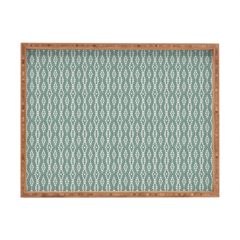 Holli Zollinger ALMHA BEADED JADE Rectangular Tray