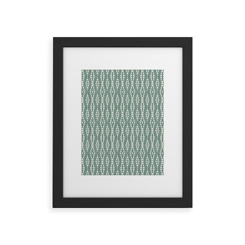 Holli Zollinger ALMHA BEADED JADE Framed Art Print