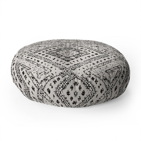 Holli Zollinger ALMHA BLACK Floor Pillow Round