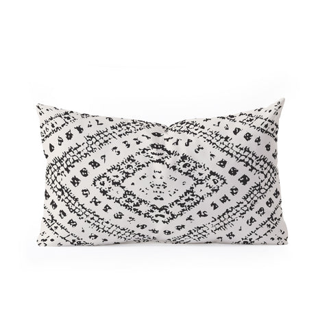 Holli Zollinger ALMHA BLACK Oblong Throw Pillow