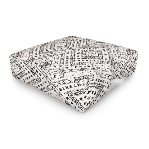 Holli Zollinger ALMHA BLACK Outdoor Floor Cushion