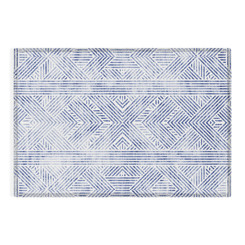 Gingham Pattern - Moss Table Runner by colour poems