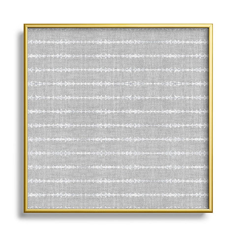 Holli Zollinger AMHA ARROW GREY Metal Square Framed Art Print