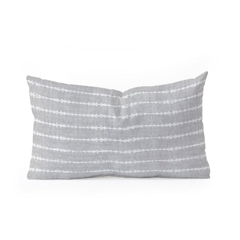 Holli Zollinger AMHA ARROW GREY Oblong Throw Pillow