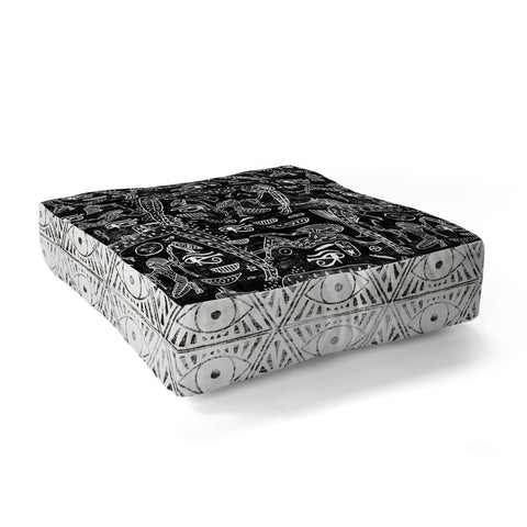 Holli Zollinger Ankh Midnight Floor Pillow Square