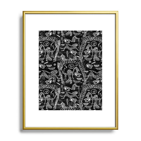 Holli Zollinger Ankh Midnight Metal Framed Art Print
