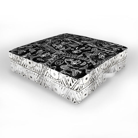 Holli Zollinger Ankh Midnight Outdoor Floor Cushion