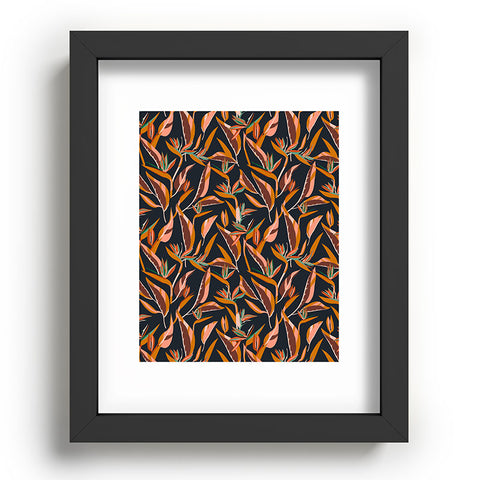 Holli Zollinger ANTHOLOGY OF PATTERN ELLE BIRD OF PARADISE DARK Recessed Framing Rectangle
