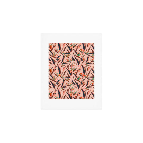 Holli Zollinger ANTHOLOGY OF PATTERN ELLE BIRD OF PARADISE PINK Art Print