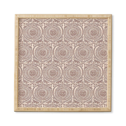 Holli Zollinger ANTHOLOGY OF PATTERN ELLE SUNDIAL LIGHT Framed Wall Art