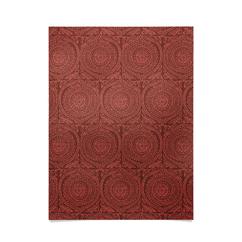 Holli Zollinger ANTHOLOGY OF PATTERN ELLE SUNDIAL MAROON Poster