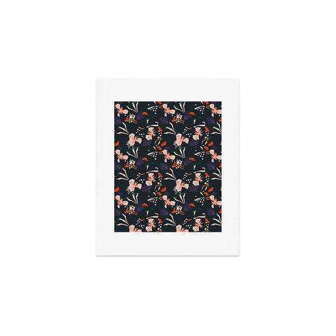 Holli Zollinger ANTHOLOGY OF PATTERN SEVILLE GARDEN BLACK Art Print