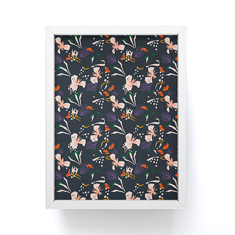 Holli Zollinger ANTHOLOGY OF PATTERN SEVILLE GARDEN BLACK Framed Mini Art Print