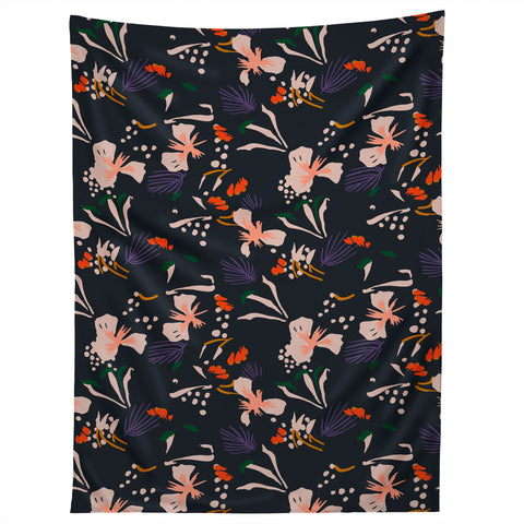 Holli Zollinger ANTHOLOGY OF PATTERN SEVILLE GARDEN BLACK Tapestry