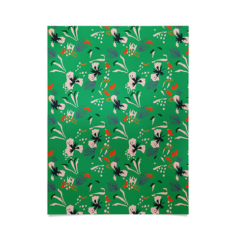 Holli Zollinger ANTHOLOGY OF PATTERN SEVILLE GARDEN GREEN Poster