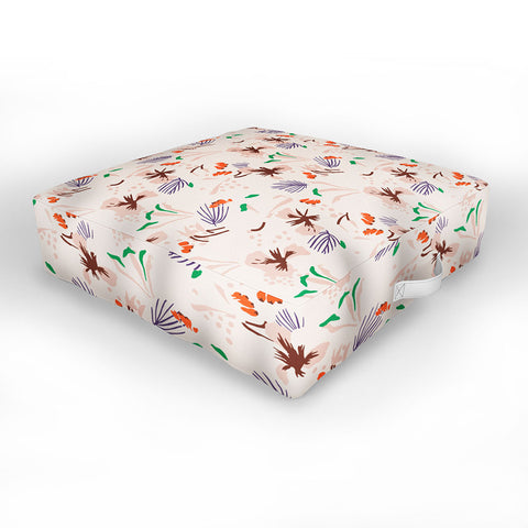 Holli Zollinger ANTHOLOGY OF PATTERN SEVILLE GARDEN LIGHT Outdoor Floor Cushion