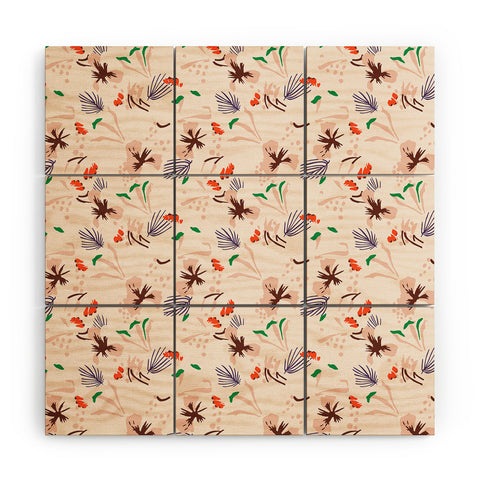 Holli Zollinger ANTHOLOGY OF PATTERN SEVILLE GARDEN LIGHT Wood Wall Mural