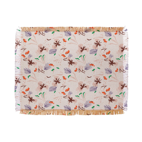 Holli Zollinger ANTHOLOGY OF PATTERN SEVILLE GARDEN LIGHT Throw Blanket