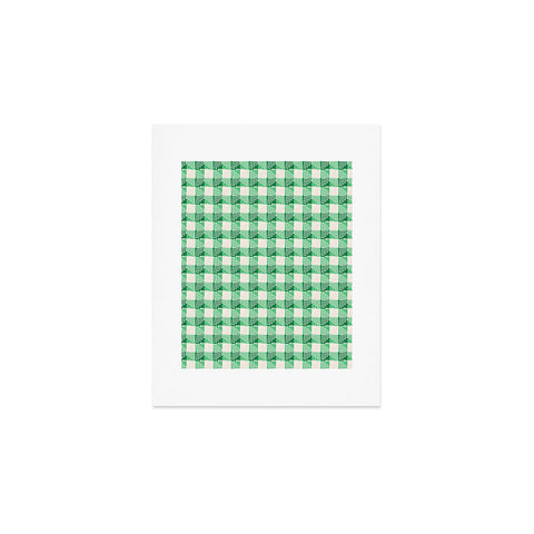 Holli Zollinger ANTHOLOGY OF PATTERN SEVILLE GINGHAM GREEN Art Print