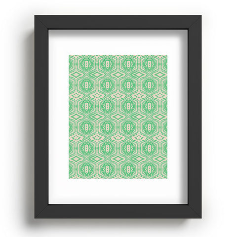 Holli Zollinger ANTHOLOGY OF PATTERN SEVILLE MARBLE GREEN Recessed Framing Rectangle