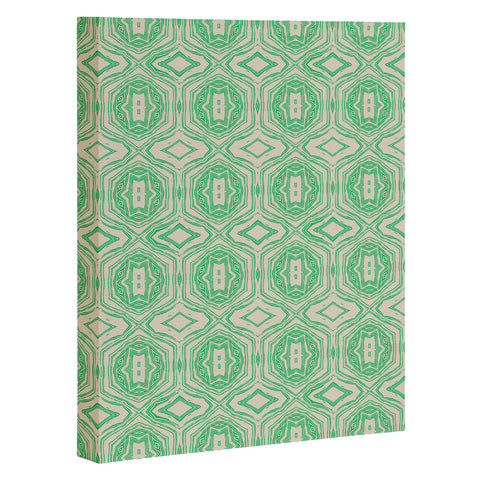 Holli Zollinger ANTHOLOGY OF PATTERN SEVILLE MARBLE GREEN Art Canvas