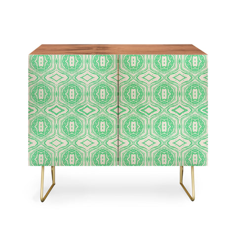 Holli Zollinger ANTHOLOGY OF PATTERN SEVILLE MARBLE GREEN Credenza