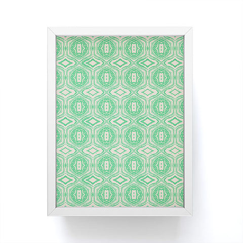 Holli Zollinger ANTHOLOGY OF PATTERN SEVILLE MARBLE GREEN Framed Mini Art Print