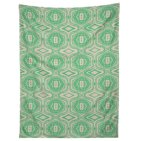 Holli Zollinger ANTHOLOGY OF PATTERN SEVILLE MARBLE GREEN Tapestry
