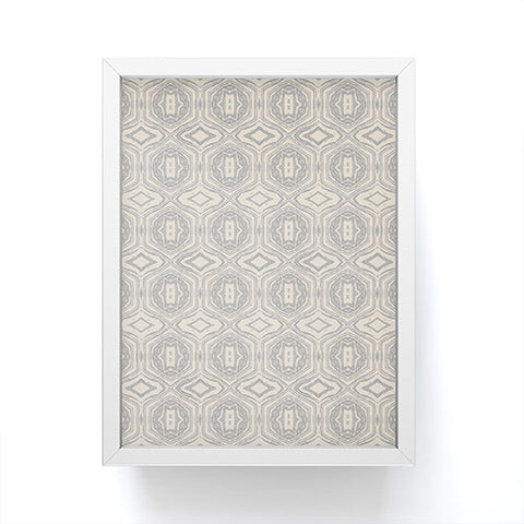 Holli Zollinger AntHOLOGY OF PATTERN SEVILLE MARBLE GREY Framed Mini Art Print